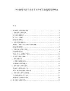 2025奥地利滑雪旅游市场分析行业发展前景研究.docx