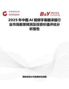 2025年中国AI视频字幕翻译器行业市场前景预测及投资价值评估分析报告