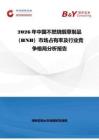 2026年中国不燃烧烟草制品（HNB）市场占有率及行业竞争格局分析报告