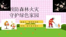 【精品】森林草原防火知识讲座ppt