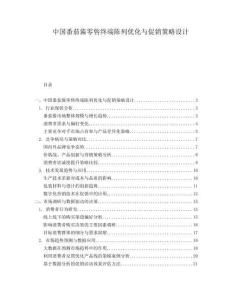 中国番茄酱零售终端陈列优化与促销策略设计.docx