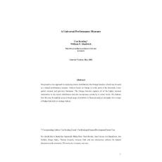 A Universal Performance Measure