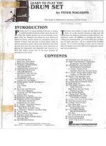 Drum Lessons - Peter Magadinir - Learn to Play the Drumset (Book 1)