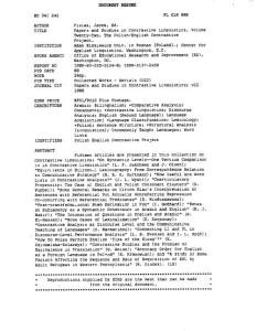 Papers and Studies in Contrastive Linguistics, Volume 22  1988