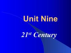 Unit Nine 21st Century