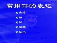 常用件的表達【共享精品-ppt】