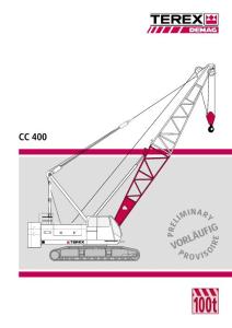 德马格 demag 100t 履带吊车 CC400