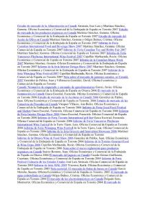 Estudio de mercado de la Alimentación en Canadá Atristaín, Jose