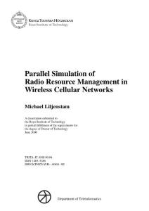 博士論文 Parallel Simulation of Radio Resource Management in Wireless Cellular Networks