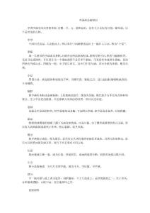 中國畫基礎(chǔ)知識