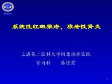 系统性红斑狼疮、狼疮性肾炎【精品-ppt】