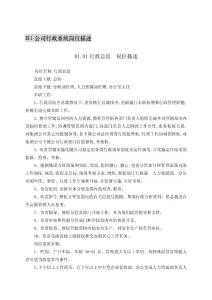 4S店各崗位職責匯總