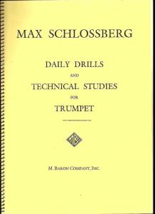 小号的日常练习与技术练习曲上半部分I-V Daily Drills and technical studies for trumpet -  Max Schlossberg