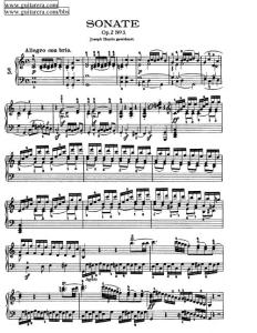 《C大调第三钢琴奏鸣曲》 Beethoven_-_Piano_Sonata_in_C-dur_Op.2-3