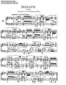 《降A大调第十二钢琴奏鸣曲》 Beethoven_-_Piano_Sonata_in_As-dur_Op._26