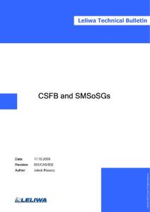 CSFB and SMSoSGs
