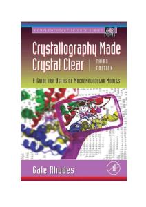 Rhodes_Crystallography Made Crystal Clear-A Guide for Users of Macromolecular Models 3rd ed