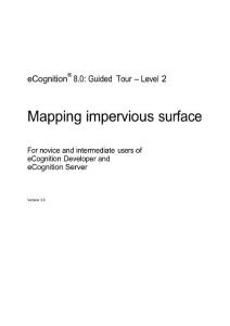 GuidedTour2_eCognition8_MappingImperviousSurface