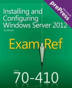 windows server 2012 MCSA70-410微軟官方認證培訓教材