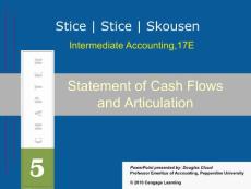 intermediate accounting Statement of Cash Flows and Articulation