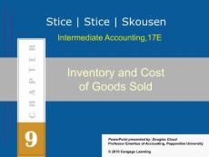 intermediate accounting Inventory and Cost of Goods Sold