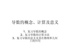 導數與積分復數坐標系