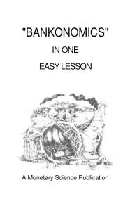 Cook - Bankonomics in One Easy Lesson - Explained by the Class A Directors of the Federal Reserve Banks (1983)