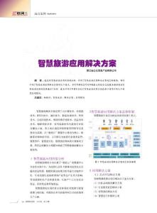 智慧旅游應(yīng)用解決方案