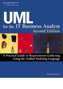 UML for the Business IT Analyst (Course Technology, 2010)