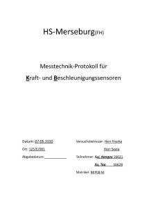 力與加速度 Kraft und Beschleunigung