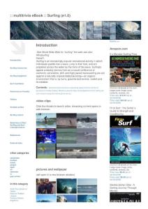 Surfing Introduction Surfing maneuvres Surfing equipment Surf conditions e1 0 multitrivia net