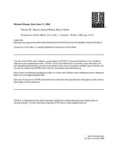 AdornoRichard Strauss Part I Perspectives of New Music v4 n1 1965