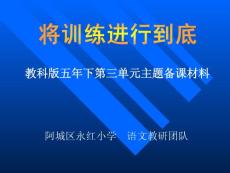 将训练进行到底