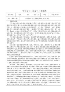 开题报告