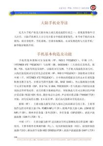 大陆手机业导读