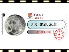 初中物理八年级上册初二物理课件《3.5光的反射》课件