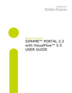 VisFlow SIM4ME? PORTAL 2.2 with VisualFlow? 5.5 USER GUIDE