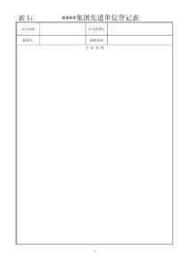 年度評優(yōu)用表