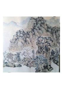 鹿啟勇山水畫