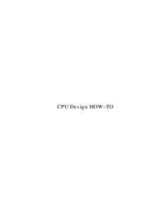 CPU-Design-HOWTO