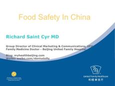 Food Safety in China