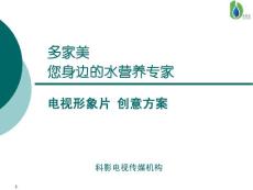 多家美电视形象片创意方案