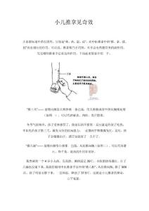 小兒推拿見(jiàn)奇效