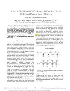 A 2-10 GHz Digital CMOS Phase Shifter for Ultra-Wideband Phased Array System