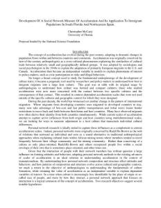 Development Of A Social Network Measure Of Acculturation And Its ---