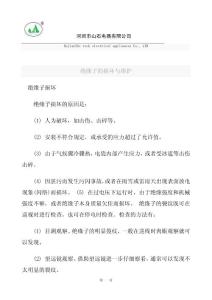 絕緣子的損壞與維護