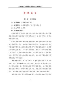 山西运城豪德贸易广场项目可研报告
