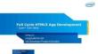 Full Cycle HTML5 App Development |刘聪
