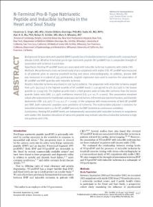 N-terminal pro-B-type natriuretic peptide and inducible ischemia in the Heart and Soul Study.