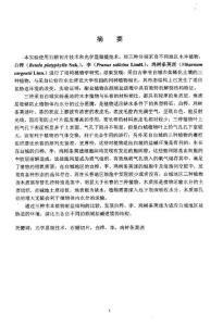 白樺、李和雞樹條莢迷三種植物的抗鹽結(jié)構(gòu)比較研究